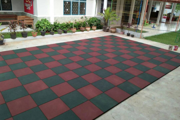 rubber floor