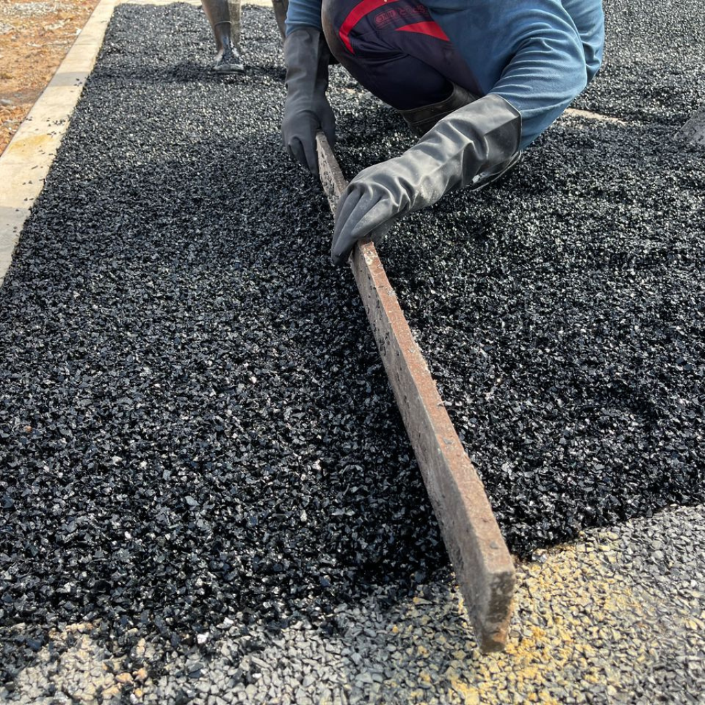 installation guide of epdm wet pour