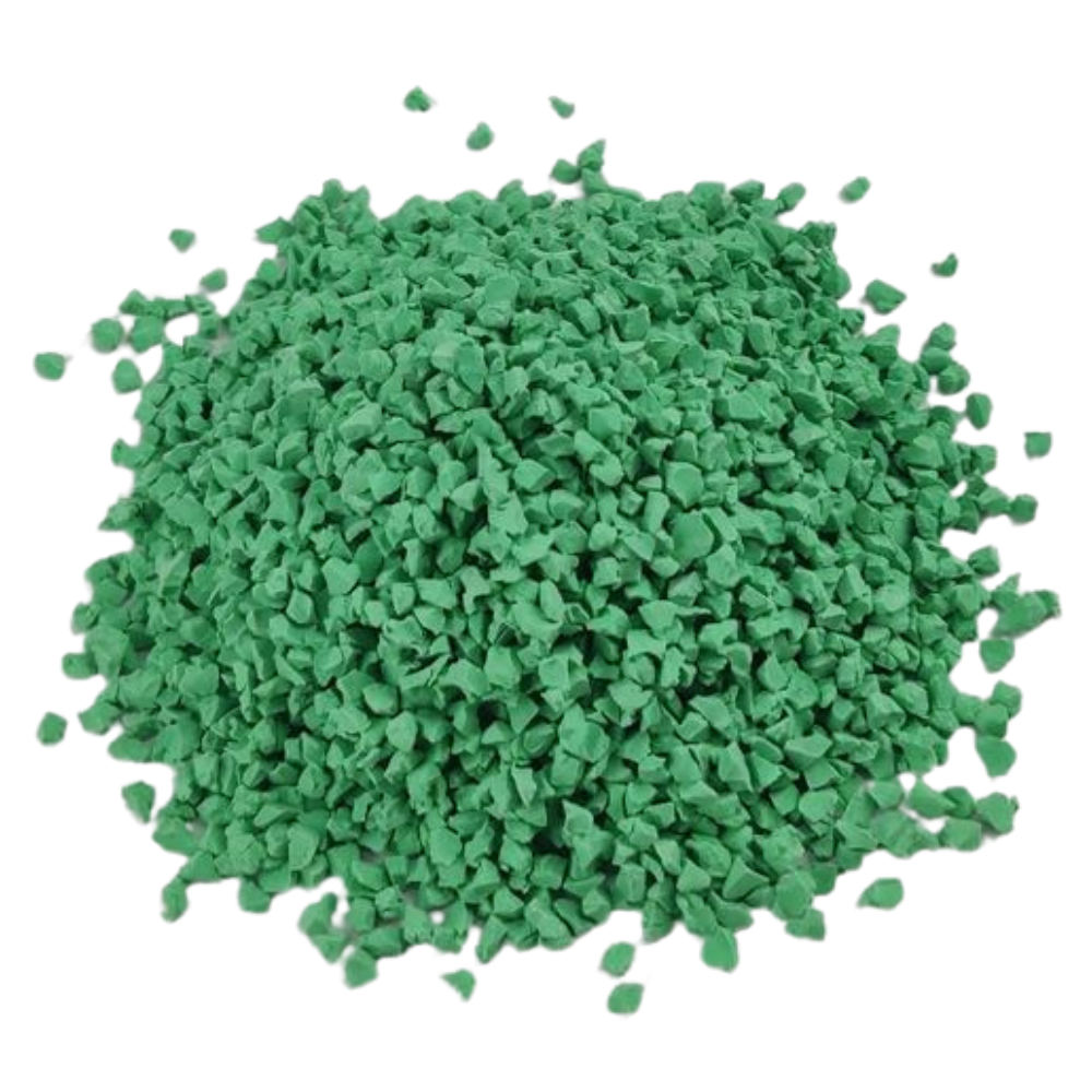 Apple Green Rubber Granules