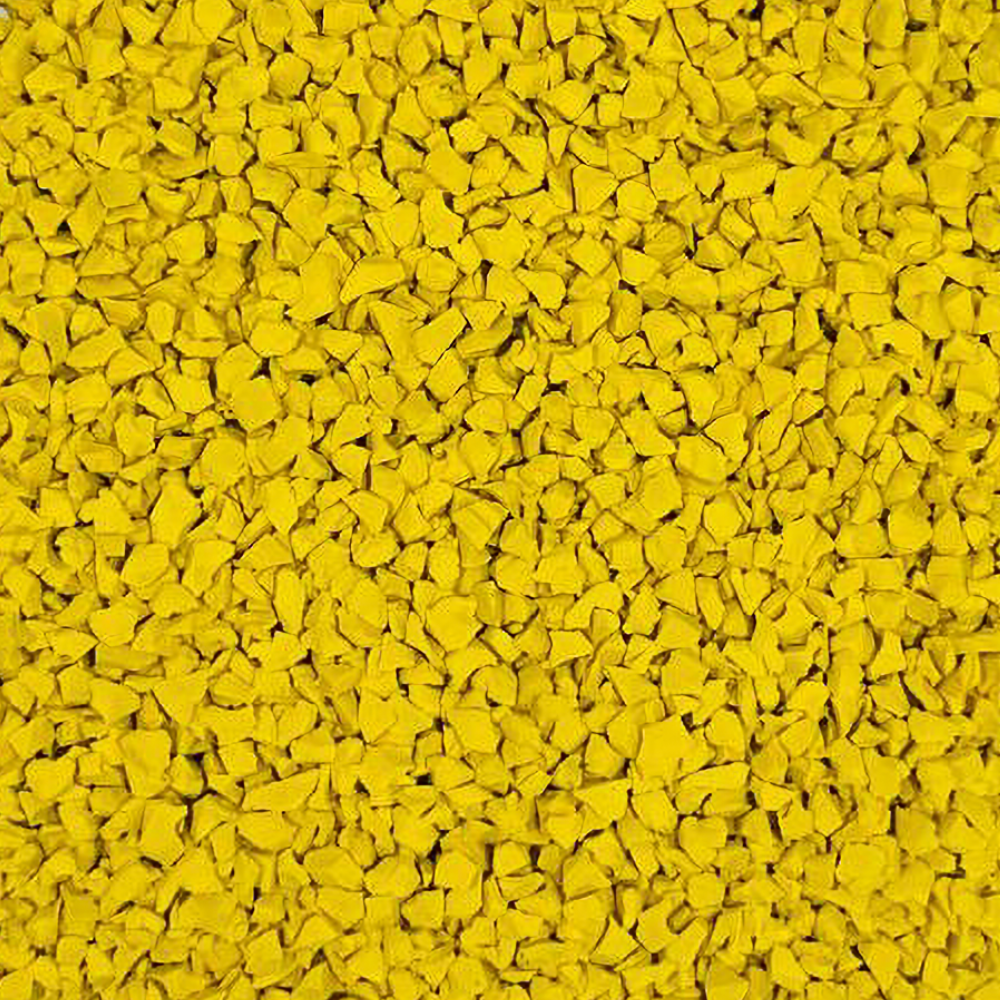 Bright Yellow Rubber Granules Manufacturer