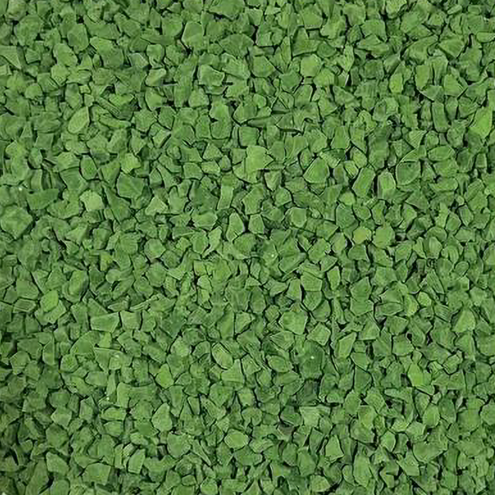 Light Green Flooring Rubber Granules Manufacturer