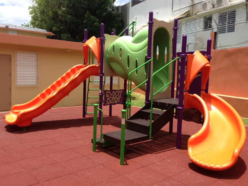 Playground flooring mats