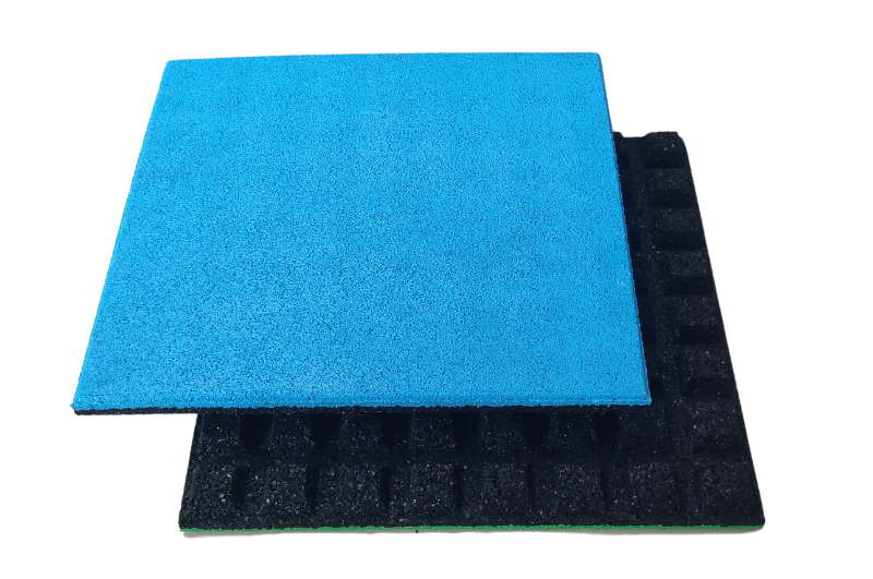 light blue epdm tiles