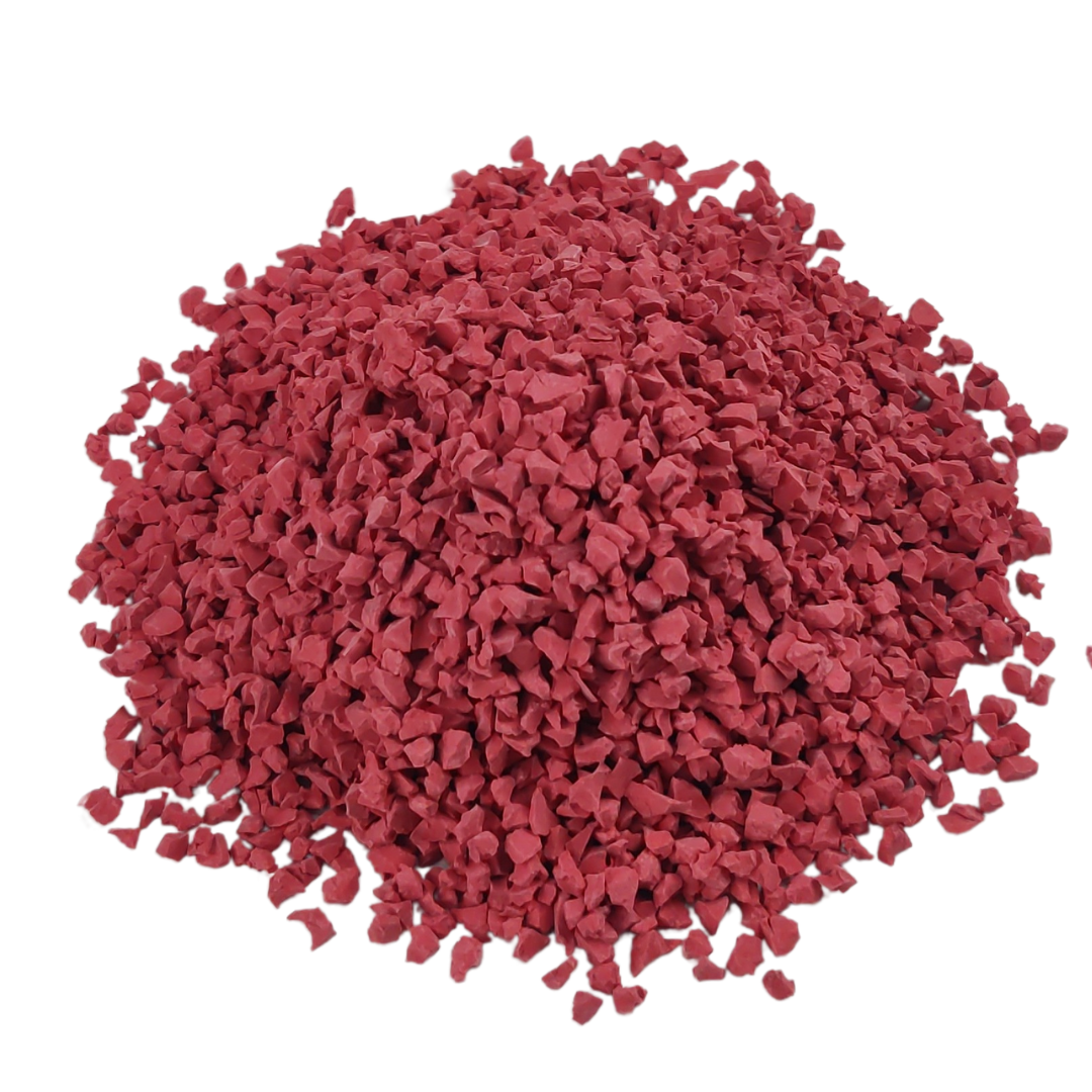 bright red epdm granules