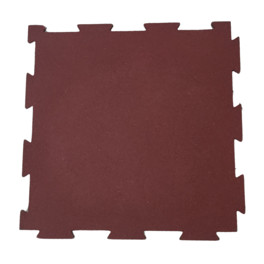 pigmented color red interlocking gym mats