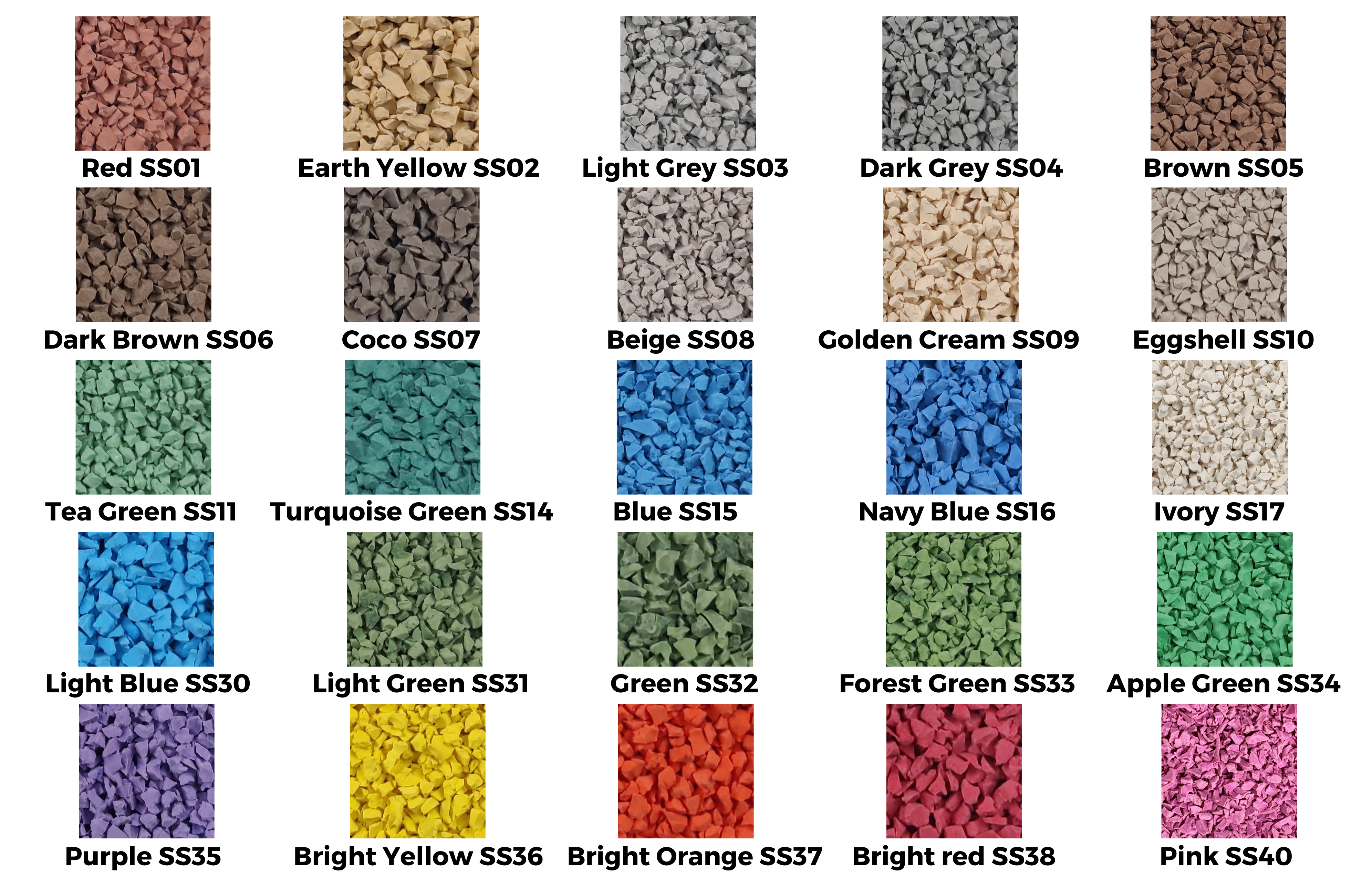 epdm granules manufacturer colours