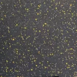 interlocking gym rubber mats epdm speckles yellow