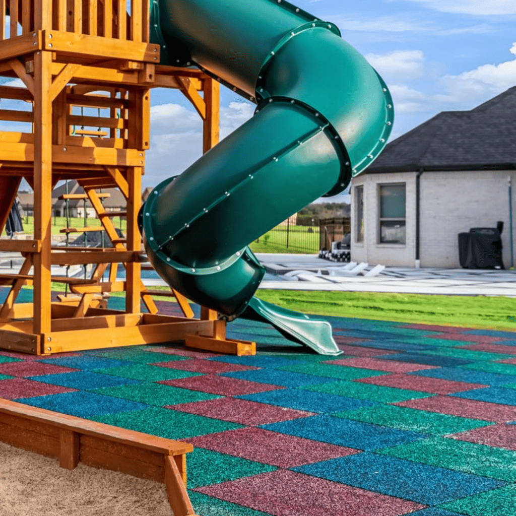 twin rubber mats