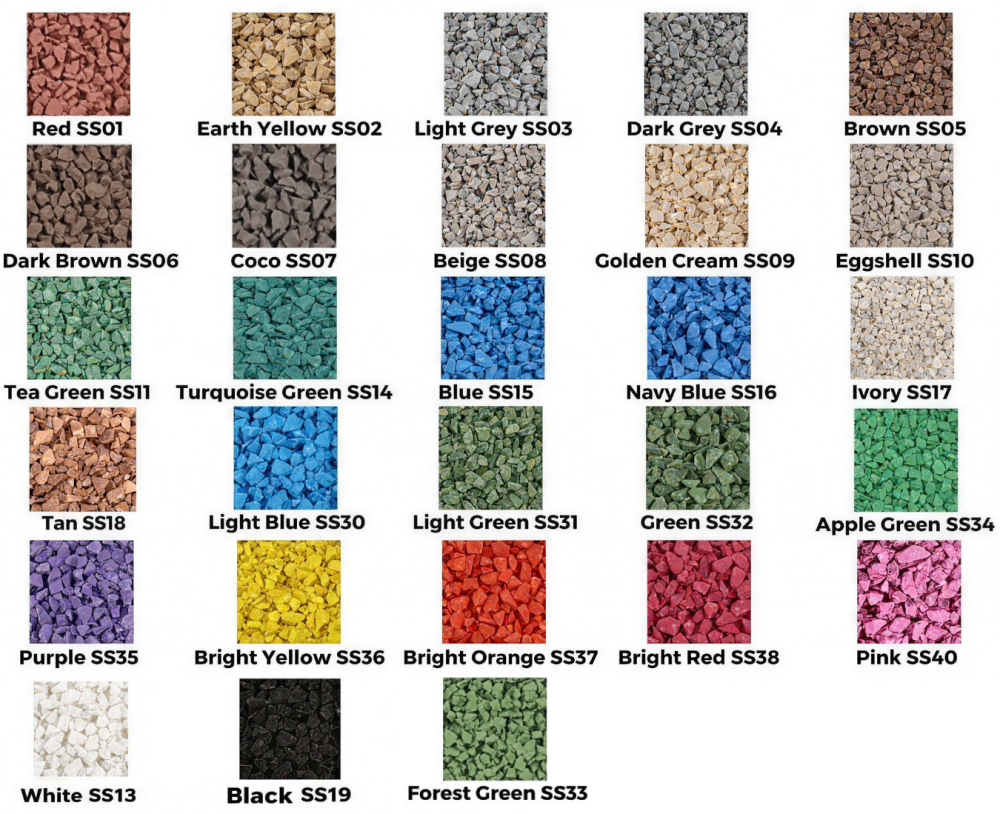 EPDM Granules 28 color